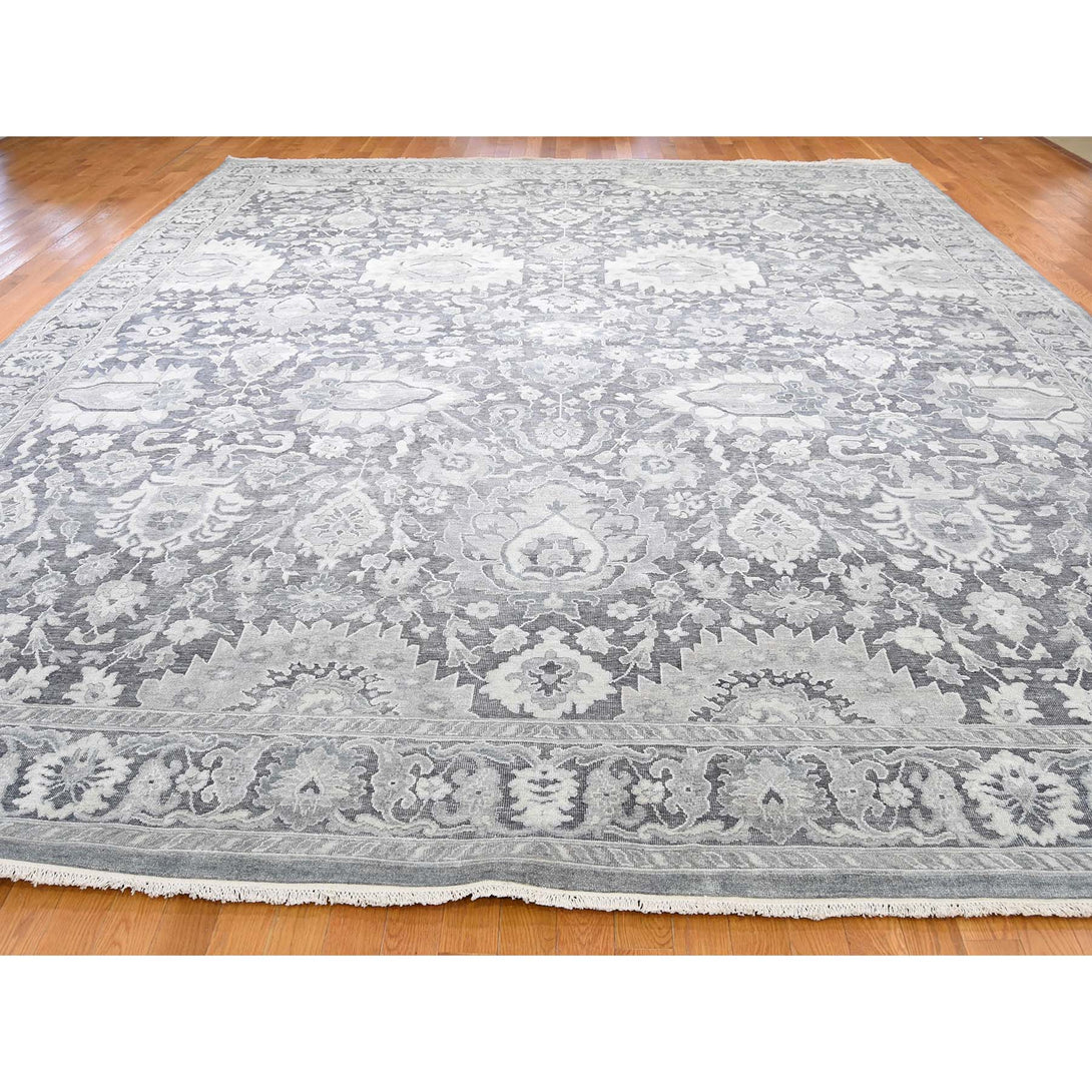 Handmade Modern and Contemporary Rectangle Rug > Design# SH40781 > Size: 11'-10" x 14'-10" [ONLINE ONLY]