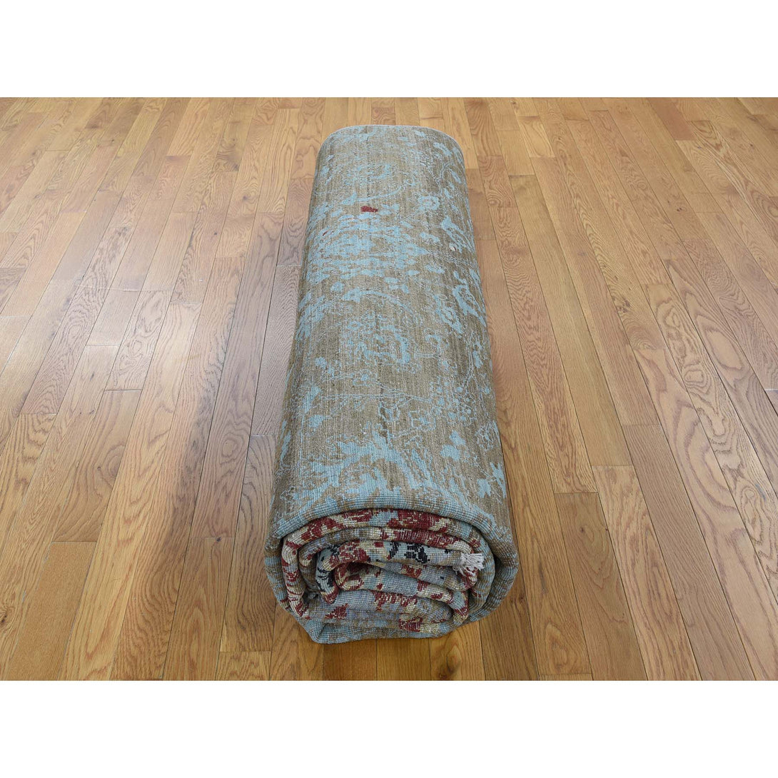 Handmade Transitional Rectangle Rug > Design# SH41302 > Size: 9'-0" x 12'-10" [ONLINE ONLY]