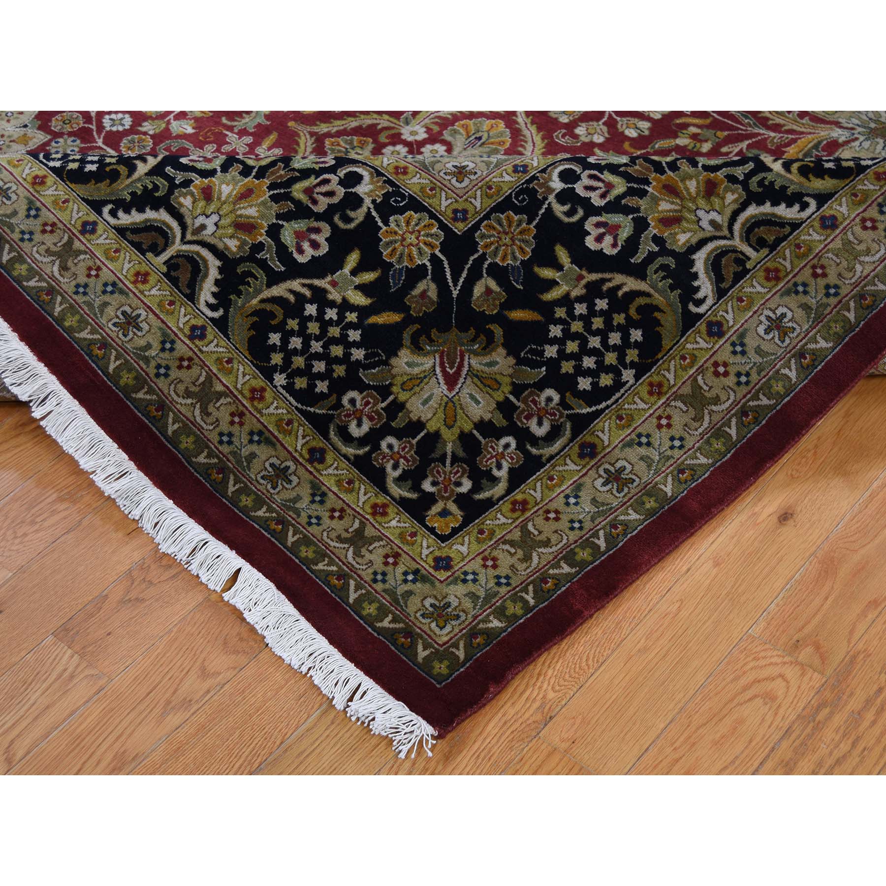 Handmade Fine Oriental Rectangle Rug > Design# SH42179 > Size: 10'-1" x 13'-8" [ONLINE ONLY]