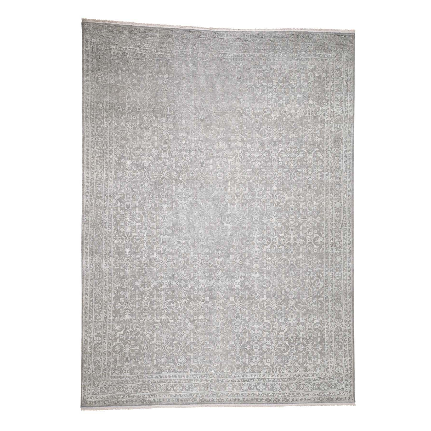 Handmade Modern and Contemporary Rectangle Rug > Design# SH42717 > Size: 8'-10" x 12'-0" [ONLINE ONLY]