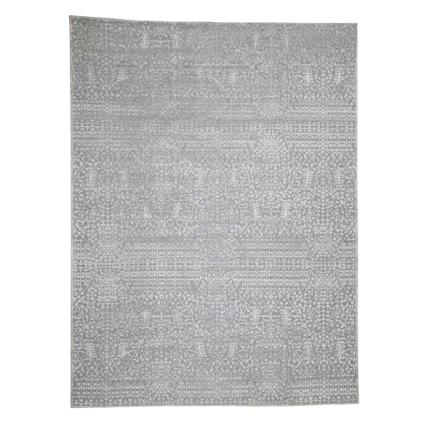 Handmade Modern and Contemporary Rectangle Rug > Design# SH42815 > Size: 9'-0" x 12'-1" [ONLINE ONLY]