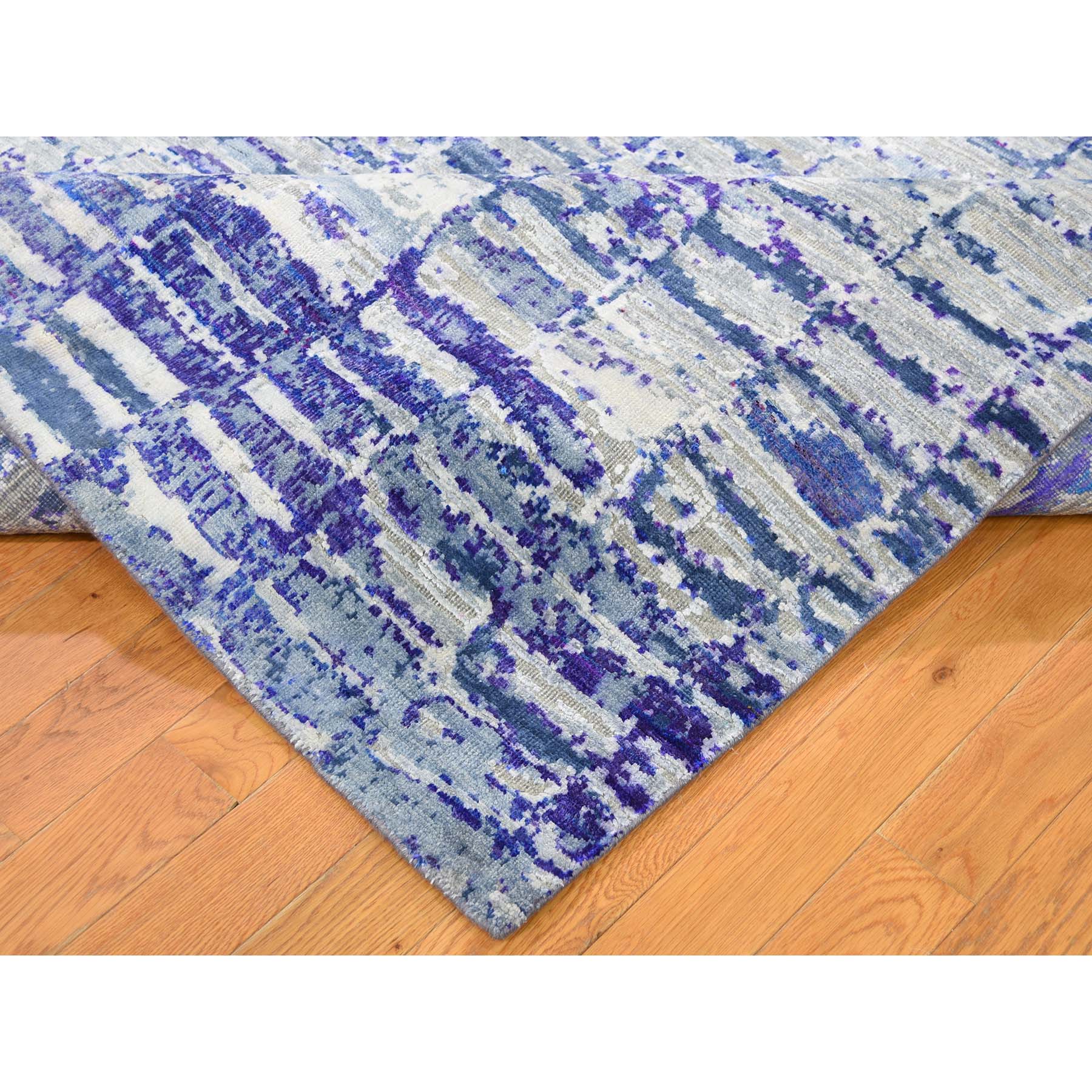 Handmade Modern and Contemporary Rectangle Rug > Design# SH43215 > Size: 10'-2" x 13'-10" [ONLINE ONLY]