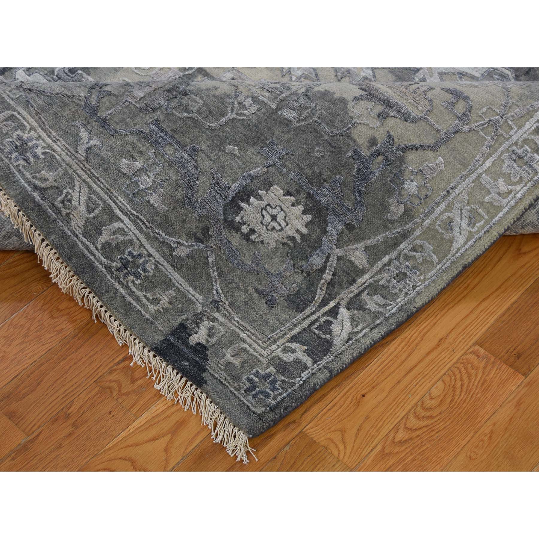 Handmade Transitional Rectangle Rug > Design# SH43398 > Size: 9'-0" x 12'-0" [ONLINE ONLY]