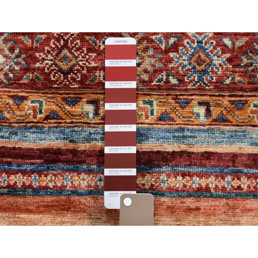 Handmade Kazak Rectangle Rug > Design# SH43522 > Size: 5'-0" x 6'-10" [ONLINE ONLY]