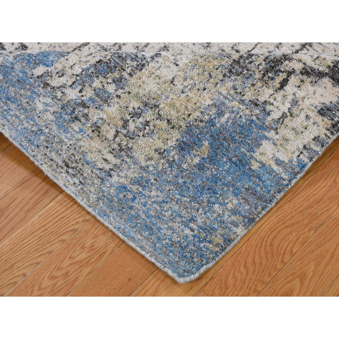 Handmade Modern and Contemporary Rectangle Rug > Design# SH43584 > Size: 5'-1" x 7'-2" [ONLINE ONLY]