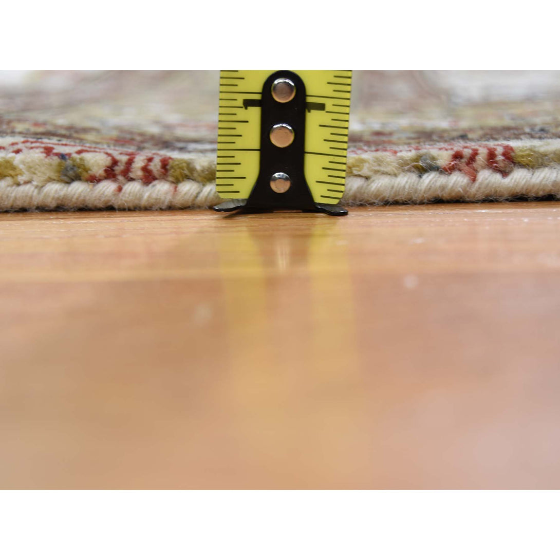 Handmade Fine Oriental Runner Rug > Design# SH43710 > Size: 3'-6" x 10'-3" [ONLINE ONLY]