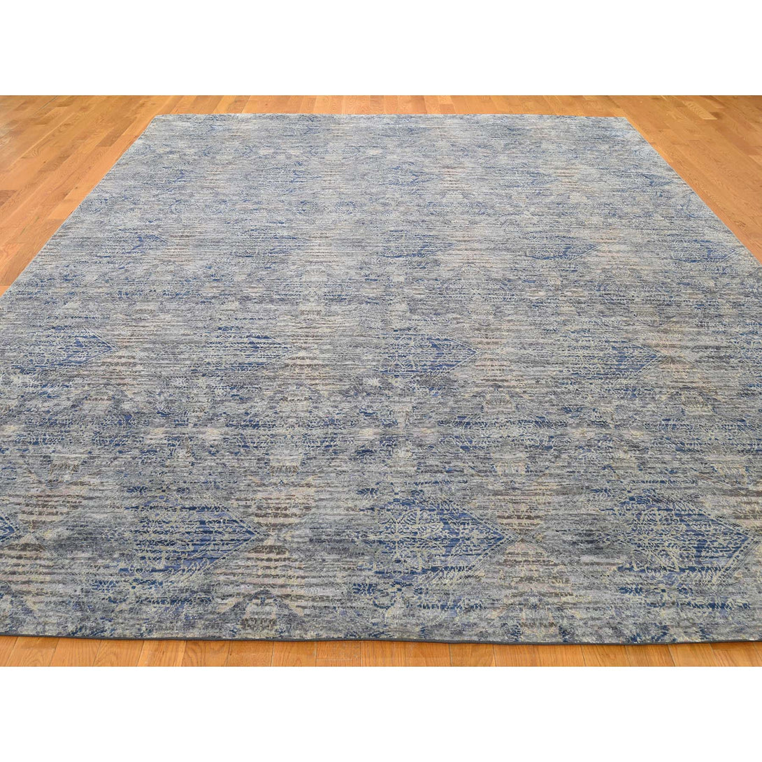 Handmade Modern and Contemporary Rectangle Rug > Design# SH44219 > Size: 8'-9" x 12'-0" [ONLINE ONLY]
