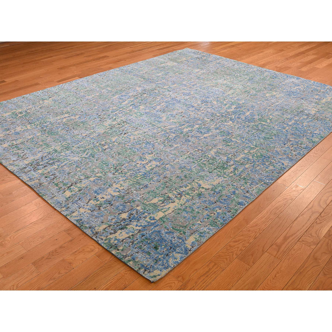 Handmade Modern and Contemporary Rectangle Rug > Design# SH44223 > Size: 7'-10" x 10'-0" [ONLINE ONLY]