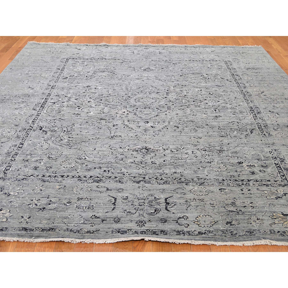 Handmade Transitional Rectangle Rug > Design# SH44224 > Size: 8'-3" x 10'-1" [ONLINE ONLY]