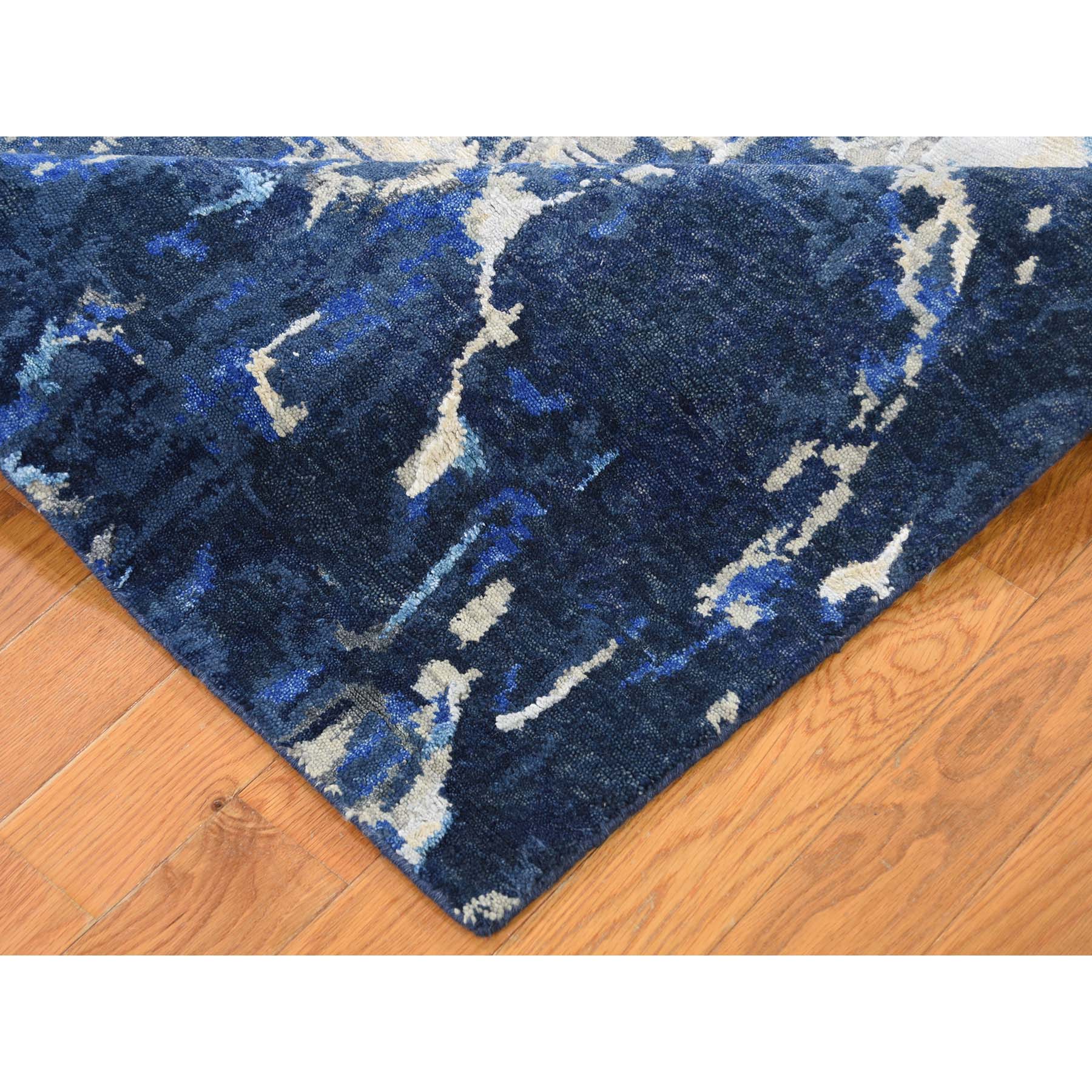 Handmade Modern and Contemporary Rectangle Rug > Design# SH44623 > Size: 6'-0" x 9'-1" [ONLINE ONLY]