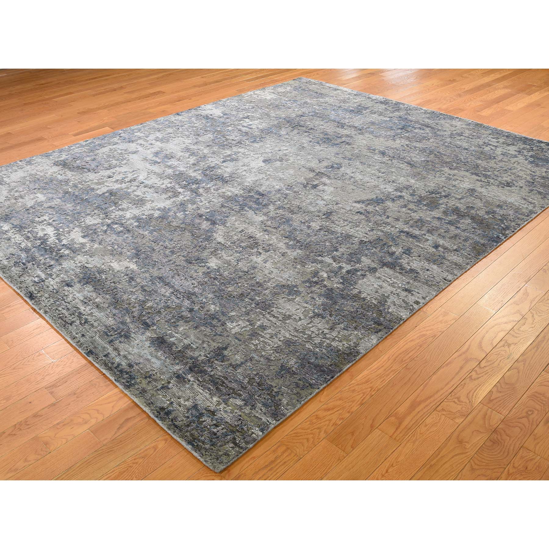 Handmade Modern and Contemporary Rectangle Rug > Design# SH44624 > Size: 7'-10" x 9'-9" [ONLINE ONLY]