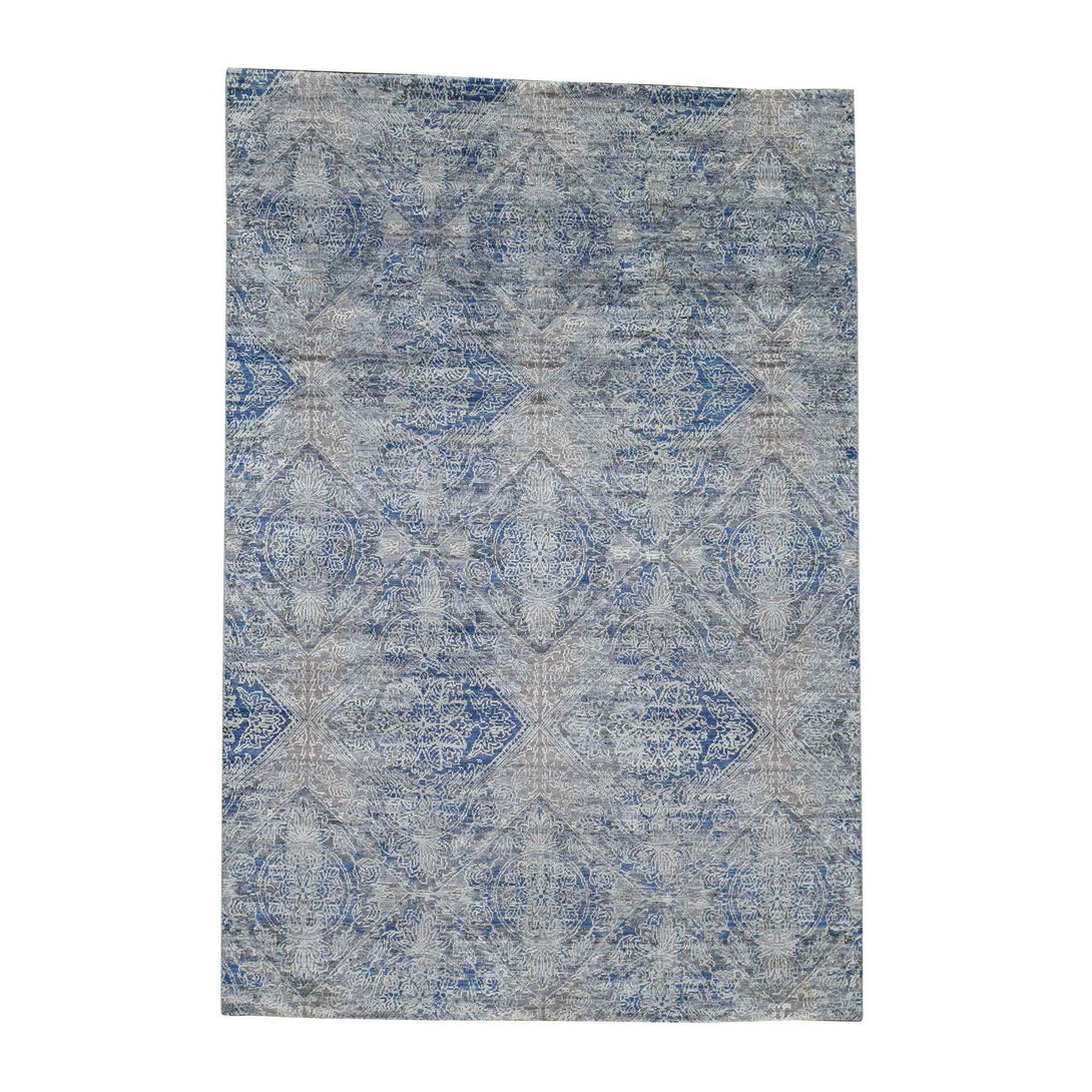 Handmade Modern and Contemporary Rectangle Rug > Design# SH44820 > Size: 4'-9" x 7'-0" [ONLINE ONLY]