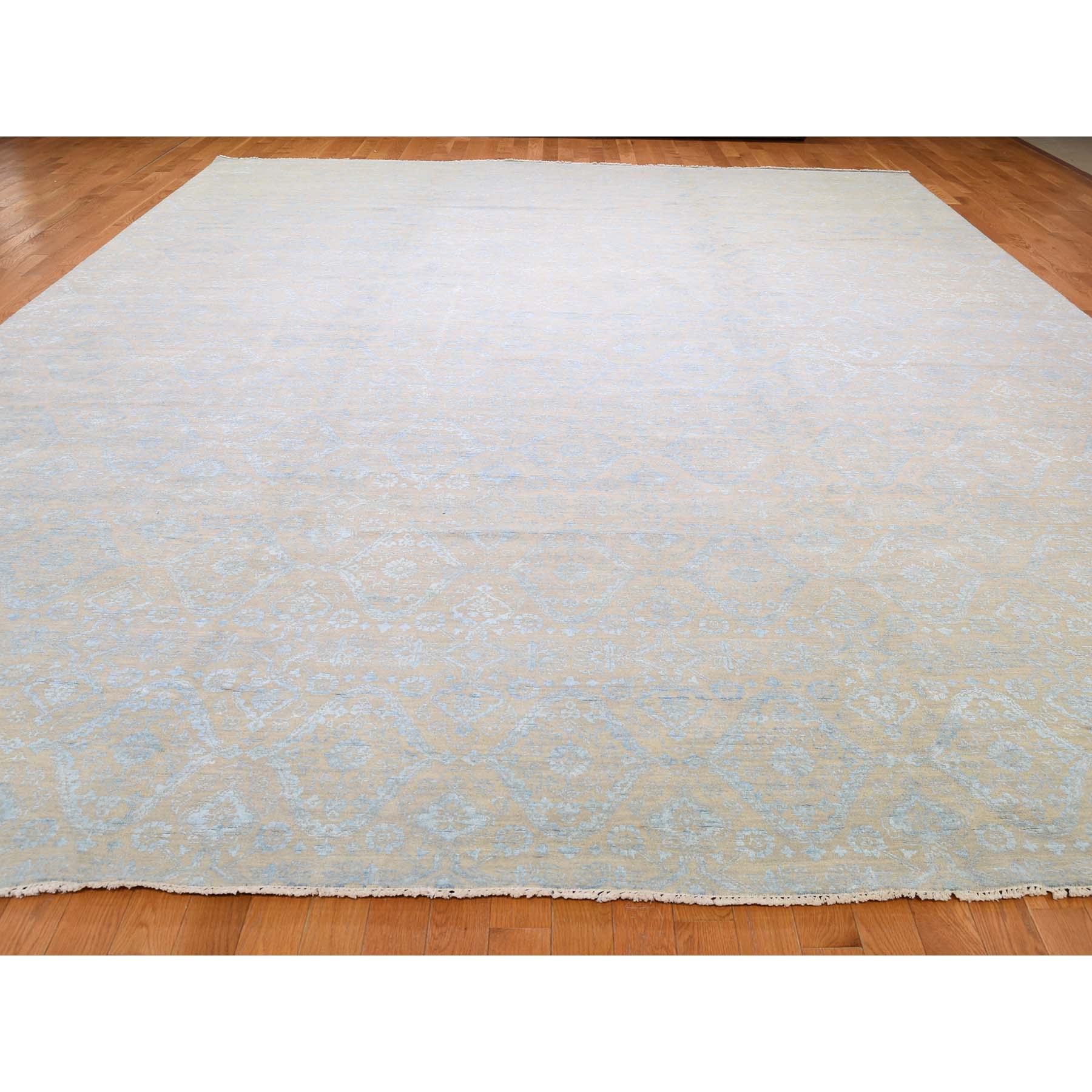 Handmade Ikat And Suzani Design Rectangle Rug > Design# SH44853 > Size: 11'-10" x 15'-0" [ONLINE ONLY]