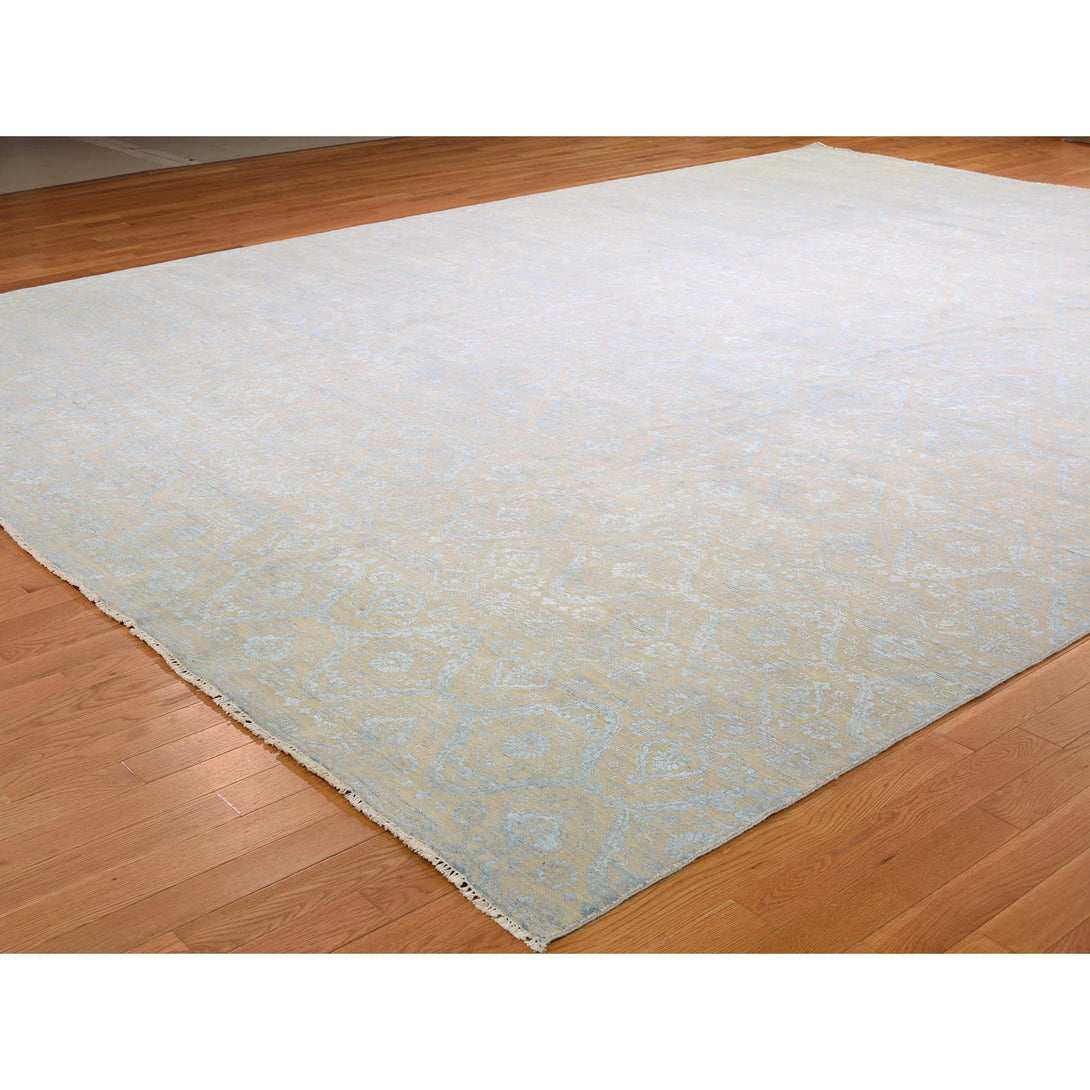Handmade Ikat And Suzani Design Rectangle Rug > Design# SH44853 > Size: 11'-10" x 15'-0" [ONLINE ONLY]
