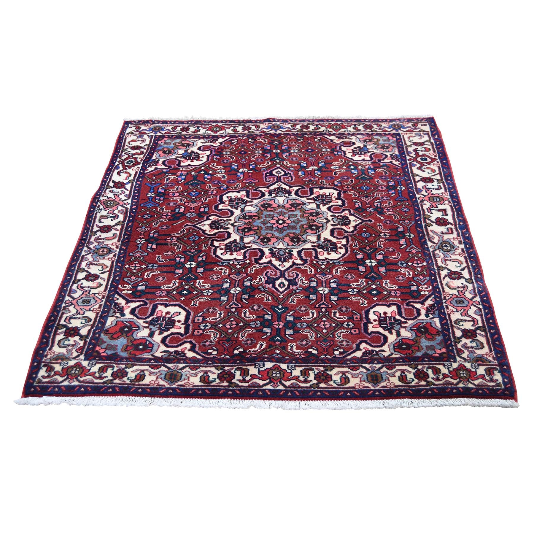 Handmade Persian Rectangle Rug > Design# SH45610 > Size: 3'-7" x 4'-10" [ONLINE ONLY]