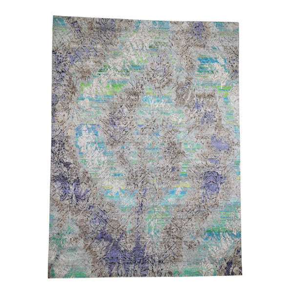 Handmade Modern and Contemporary Rectangle Rug > Design# SH45709 > Size: 8'-9" x 11'-10" [ONLINE ONLY]