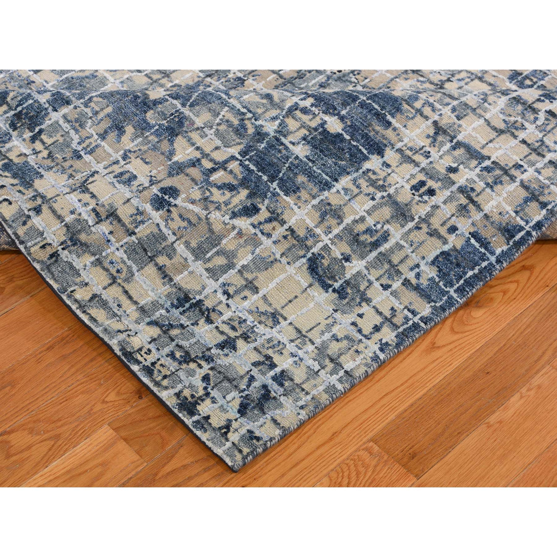 Handmade Modern and Contemporary Rectangle Rug > Design# SH45717 > Size: 9'-1" x 12'-2" [ONLINE ONLY]