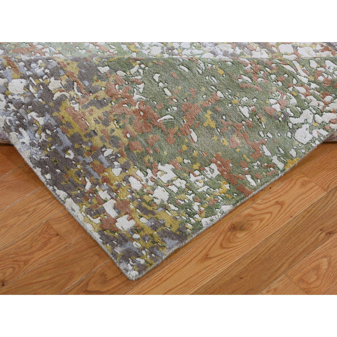 Handmade Modern and Contemporary Rectangle Rug > Design# SH45720 > Size: 8'-1" x 10'-1" [ONLINE ONLY]