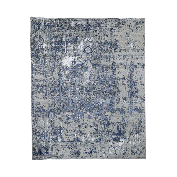 Handmade Transitional Rectangle Rug > Design# SH46086 > Size: 8'-2" x 10'-1" [ONLINE ONLY]