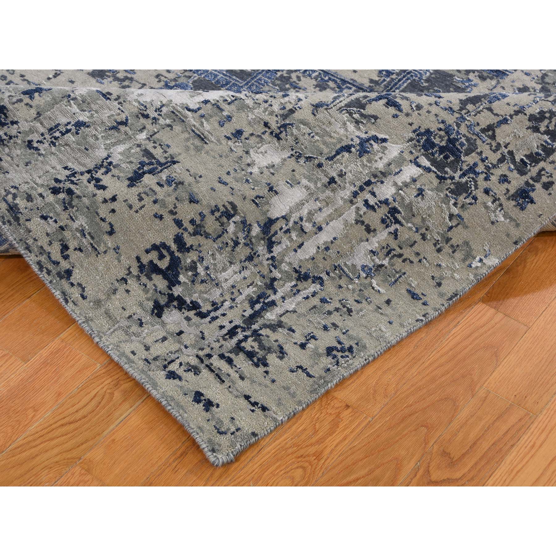 Handmade Transitional Rectangle Rug > Design# SH46086 > Size: 8'-2" x 10'-1" [ONLINE ONLY]