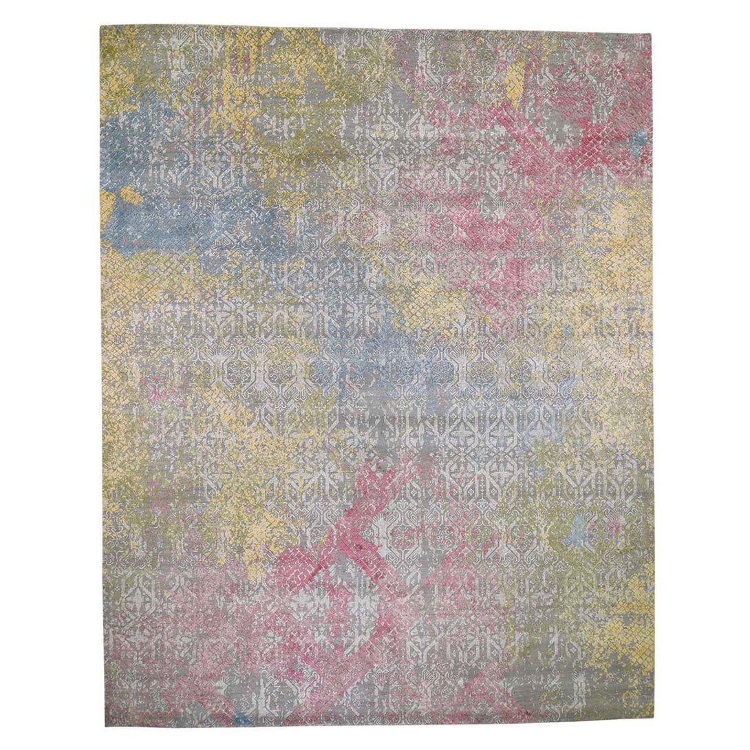 Handmade Modern and Contemporary Rectangle Rug > Design# SH46182 > Size: 12'-0" x 15'-0" [ONLINE ONLY]