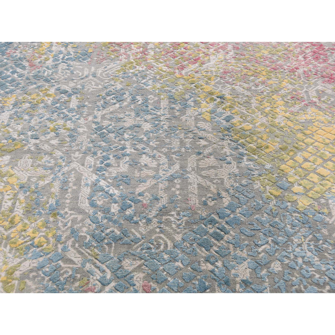 Handmade Modern and Contemporary Rectangle Rug > Design# SH46182 > Size: 12'-0" x 15'-0" [ONLINE ONLY]