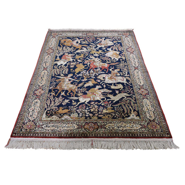 Handmade Persian Rectangle Rug > Design# SH46194 > Size: 4'-4" x 6'-8" [ONLINE ONLY]