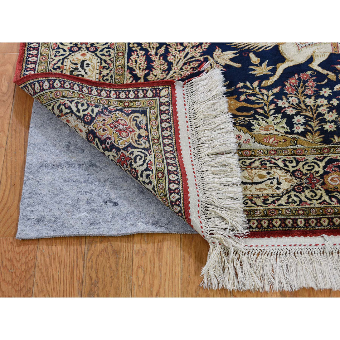 Handmade Persian Rectangle Rug > Design# SH46194 > Size: 4'-4" x 6'-8" [ONLINE ONLY]
