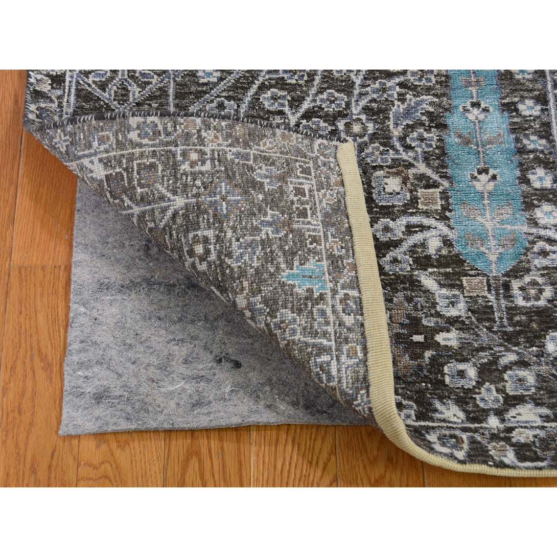 Handmade Transitional Rectangle Rug > Design# SH46315 > Size: 4'-2" x 6'-0" [ONLINE ONLY]