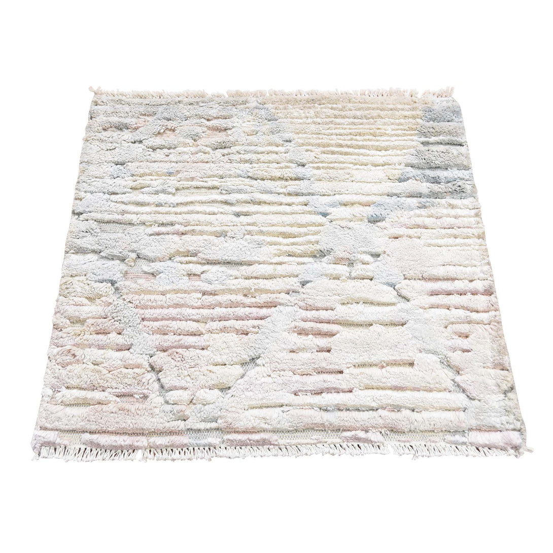 Handmade Modern and Contemporary Rectangle Rug > Design# SH46728 > Size: 2'-0" x 2'-0" [ONLINE ONLY]
