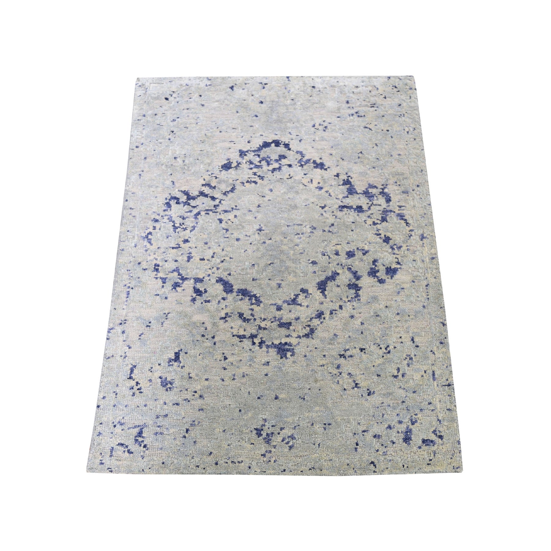 Handmade Transitional Rectangle Rug > Design# SH46955 > Size: 2'-0" x 3'-1" [ONLINE ONLY]
