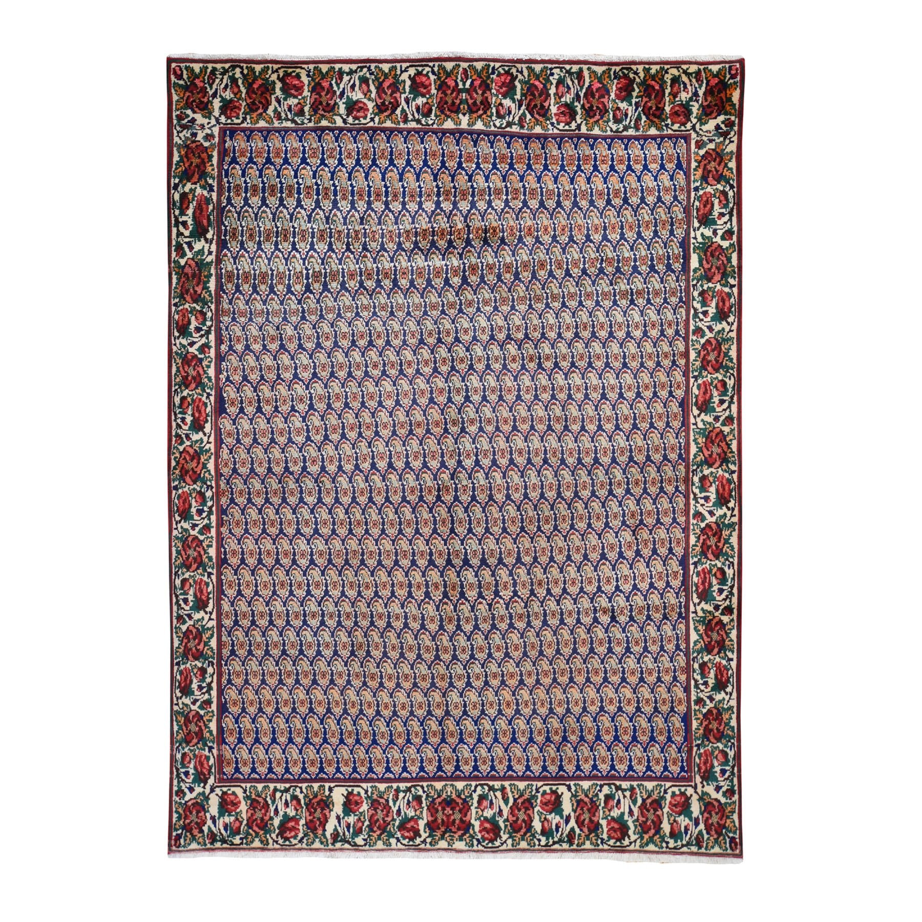 Handmade Persian Rectangle Rug > Design# SH47114 > Size: 6'-0" x 8'-8" [ONLINE ONLY]