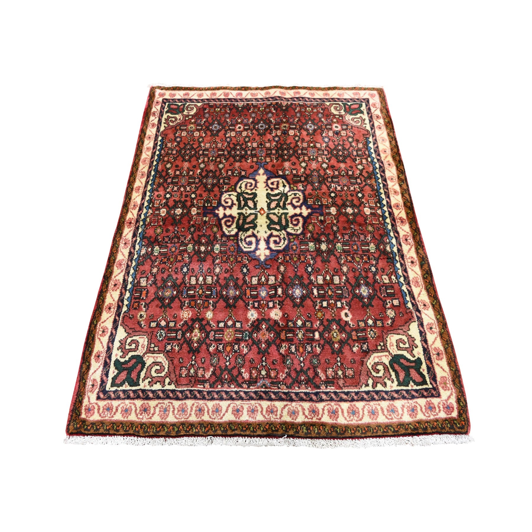 Handmade Persian Rectangle Rug > Design# SH47130 > Size: 3'-6" x 4'-10" [ONLINE ONLY]