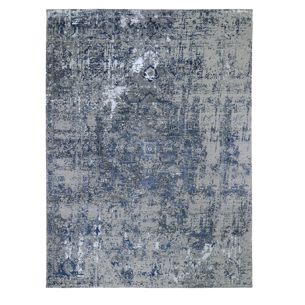 Handmade Transitional Rectangle Rug > Design# SH47189 > Size: 9'-0" x 12'-0" [ONLINE ONLY]