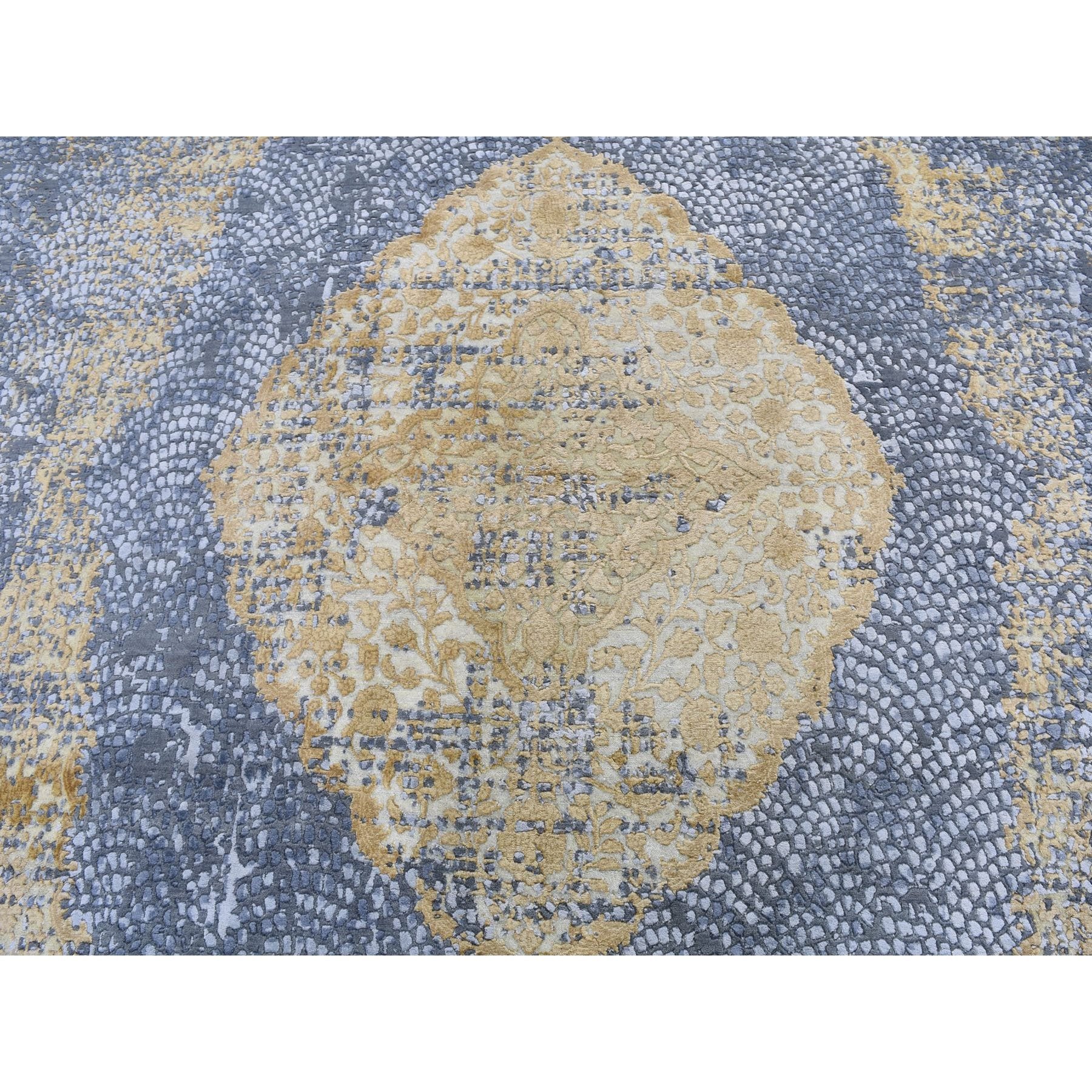 Handmade Transitional Rectangle Rug > Design# SH47213 > Size: 9'-0" x 11'-10" [ONLINE ONLY]