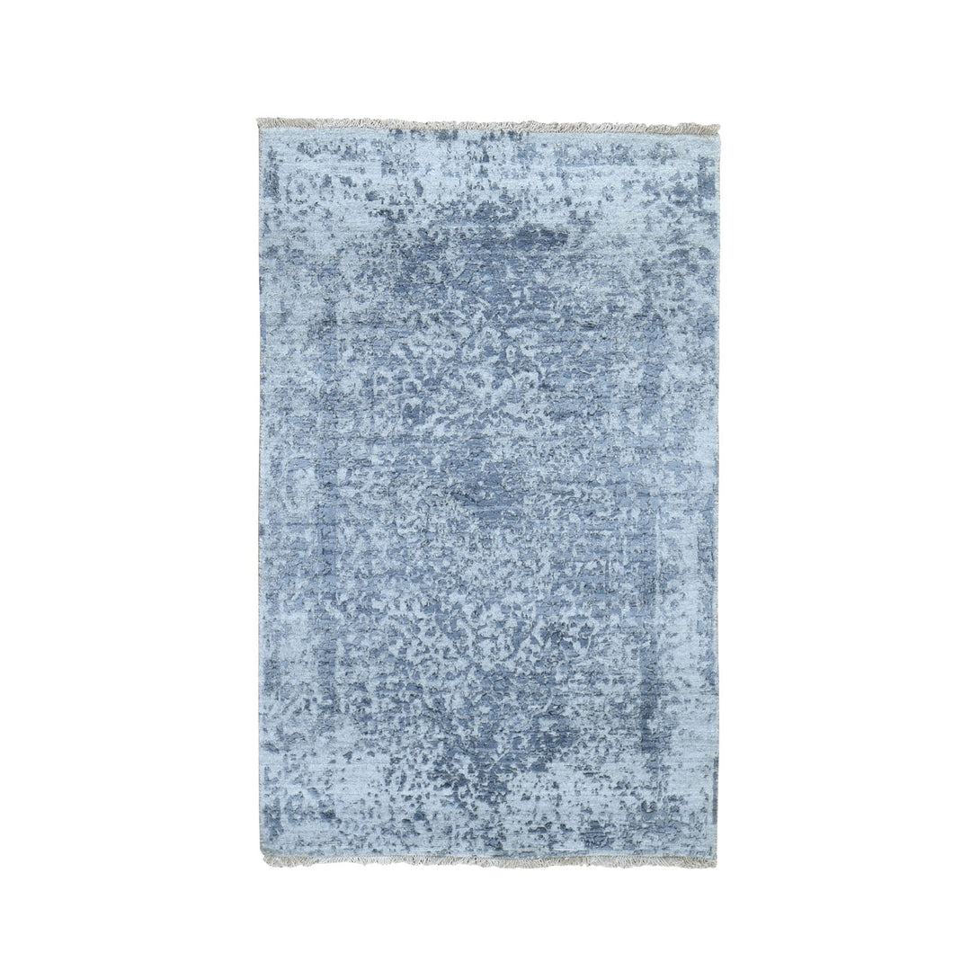 Handmade Transitional Rectangle Rug > Design# SH47258 > Size: 3'-0" x 4'-10" [ONLINE ONLY]