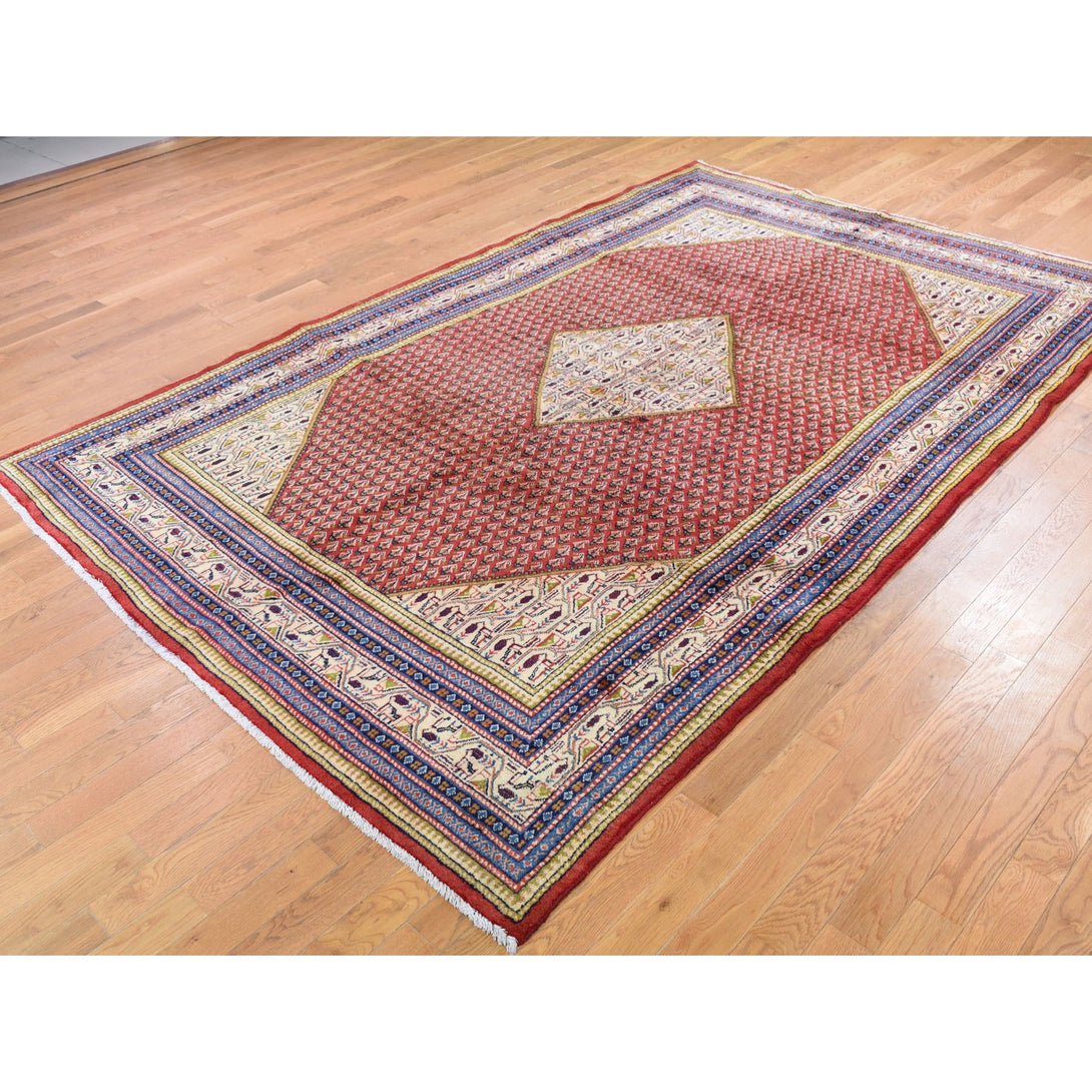 Handmade Persian Rectangle Rug > Design# SH47424 > Size: 6'-7" x 10'-2" [ONLINE ONLY]