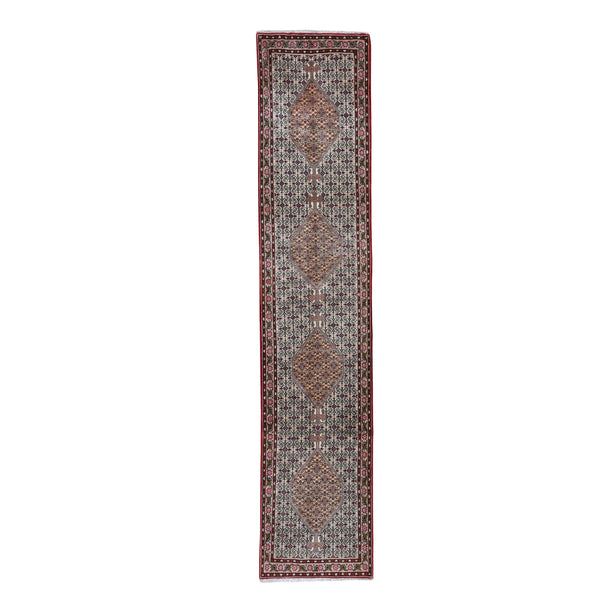 Handmade Persian Runner Rug > Design# SH47436 > Size: 2'-4" x 11'-4" [ONLINE ONLY]