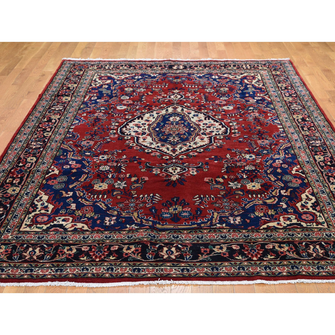 Handmade Persian Rectangle Rug > Design# SH47485 > Size: 6'-8" x 10'-4" [ONLINE ONLY]