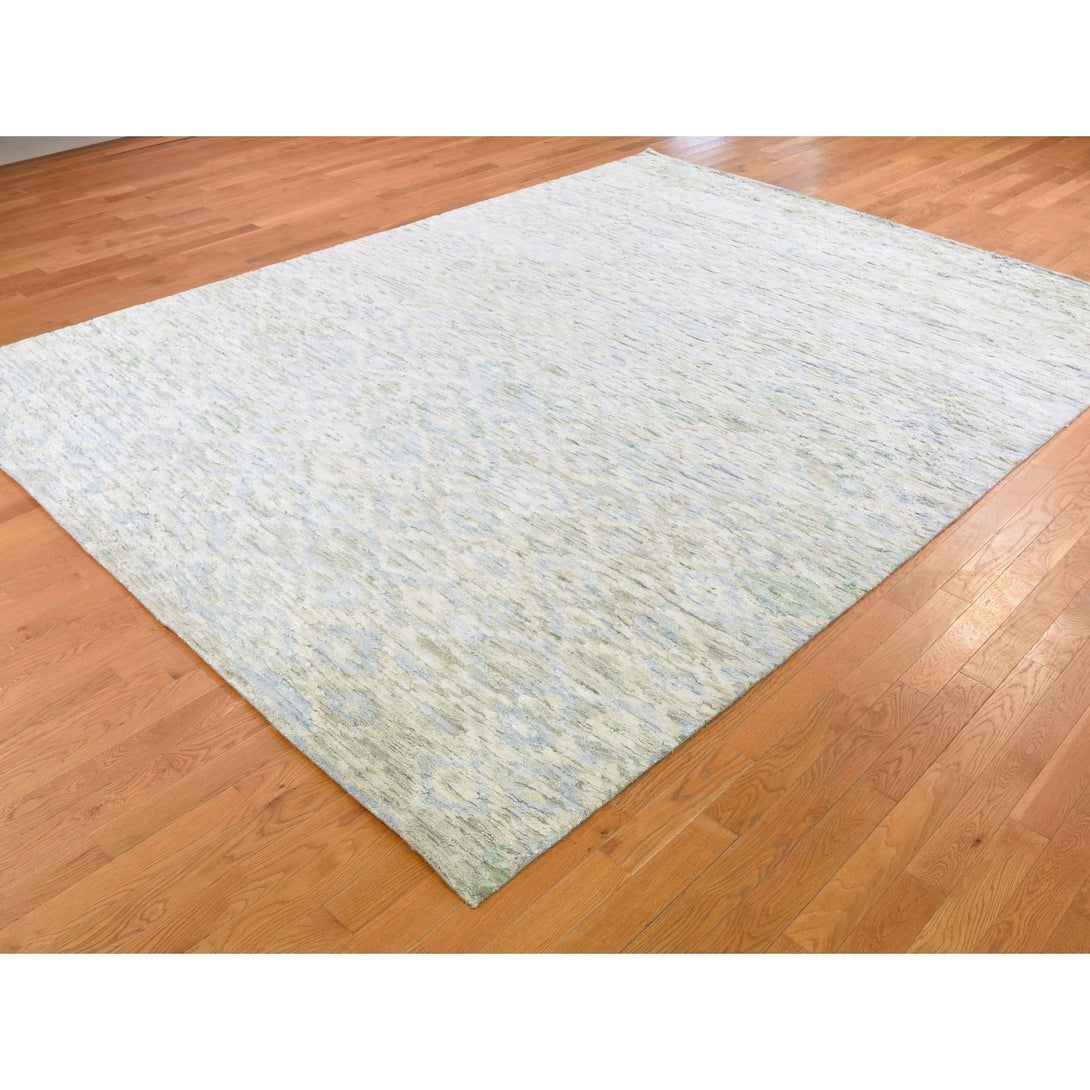 Handmade Modern and Contemporary Rectangle Rug > Design# SH47494 > Size: 8'-9" x 11'-10" [ONLINE ONLY]