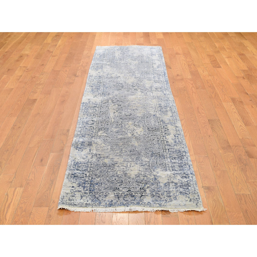 Hand Knotted Transitional Runner > Design# CCSR48024 > Size: 2'-6" x 9'-10"