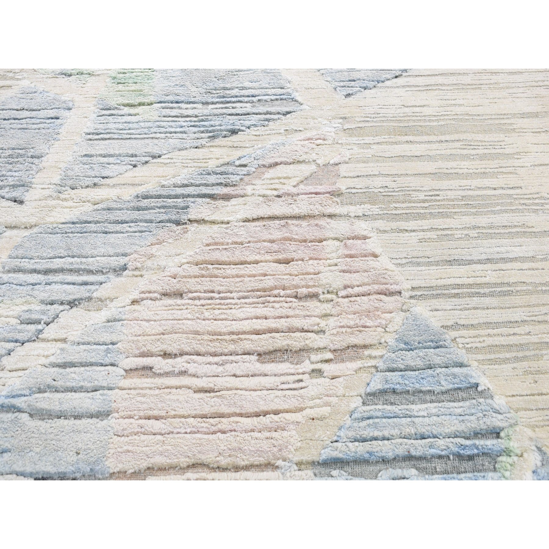 Hand Knotted Modern and Contemporary Area Rug > Design# CCSR48214 > Size: 9'-0" x 12'-0"