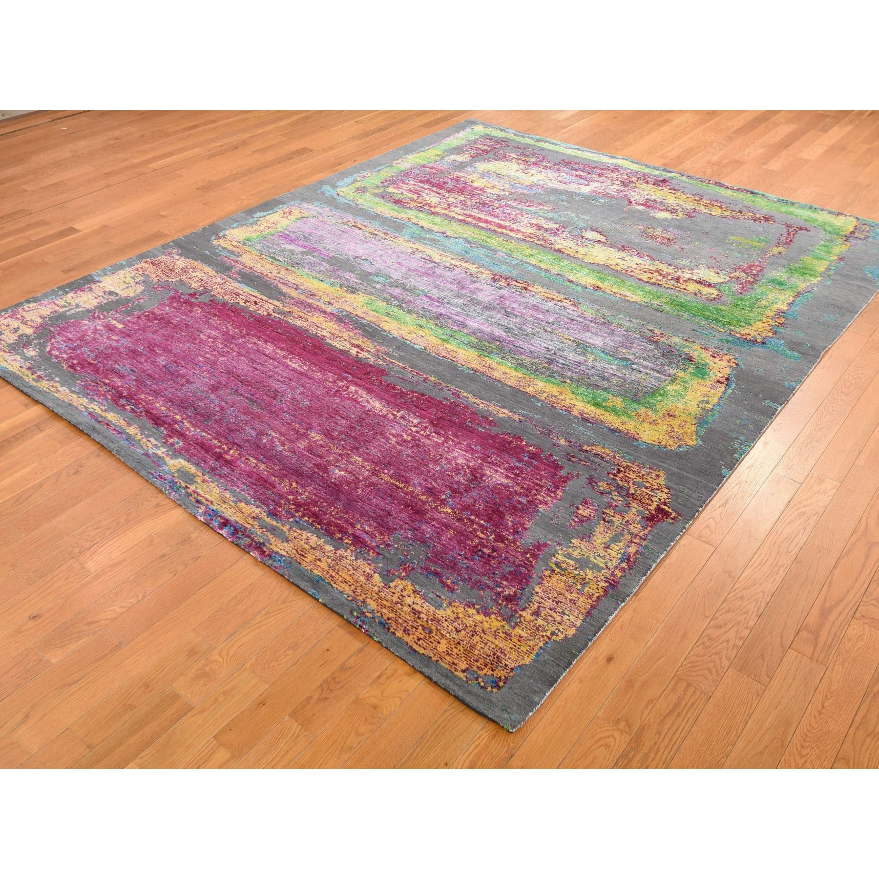 Hand Knotted Modern and Contemporary Area Rug > Design# CCSR48522 > Size: 8'-0" x 9'-10"