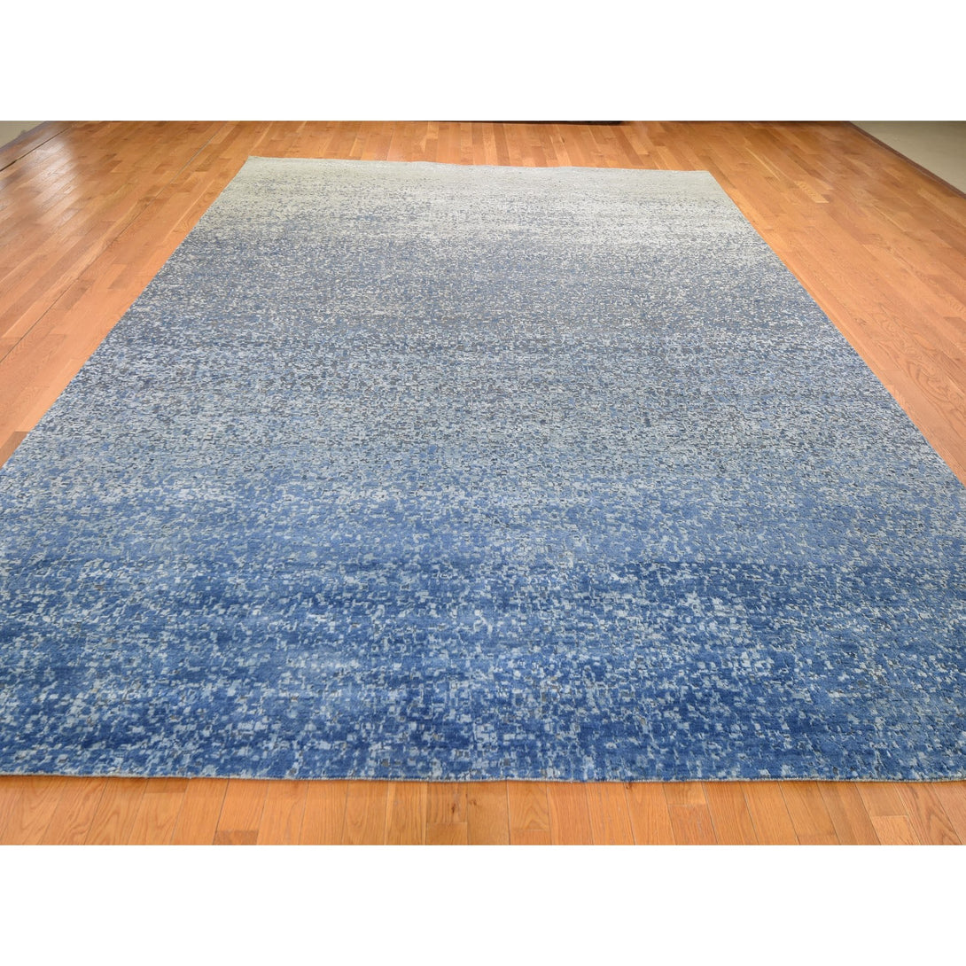 Hand Knotted Modern and Contemporary Area Rug > Design# CCSR48545 > Size: 10'-0" x 14'-0"