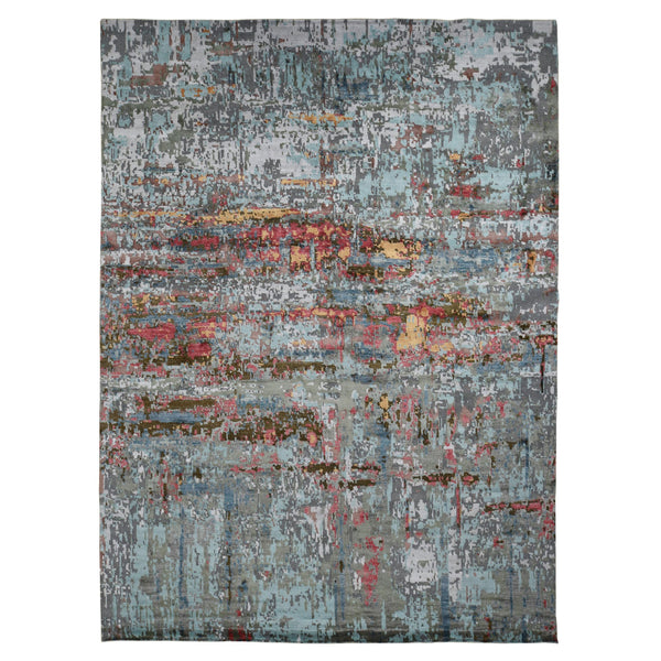 Hand Knotted Modern and Contemporary Area Rug > Design# CCSR49349 > Size: 9'-10" x 13'-8"