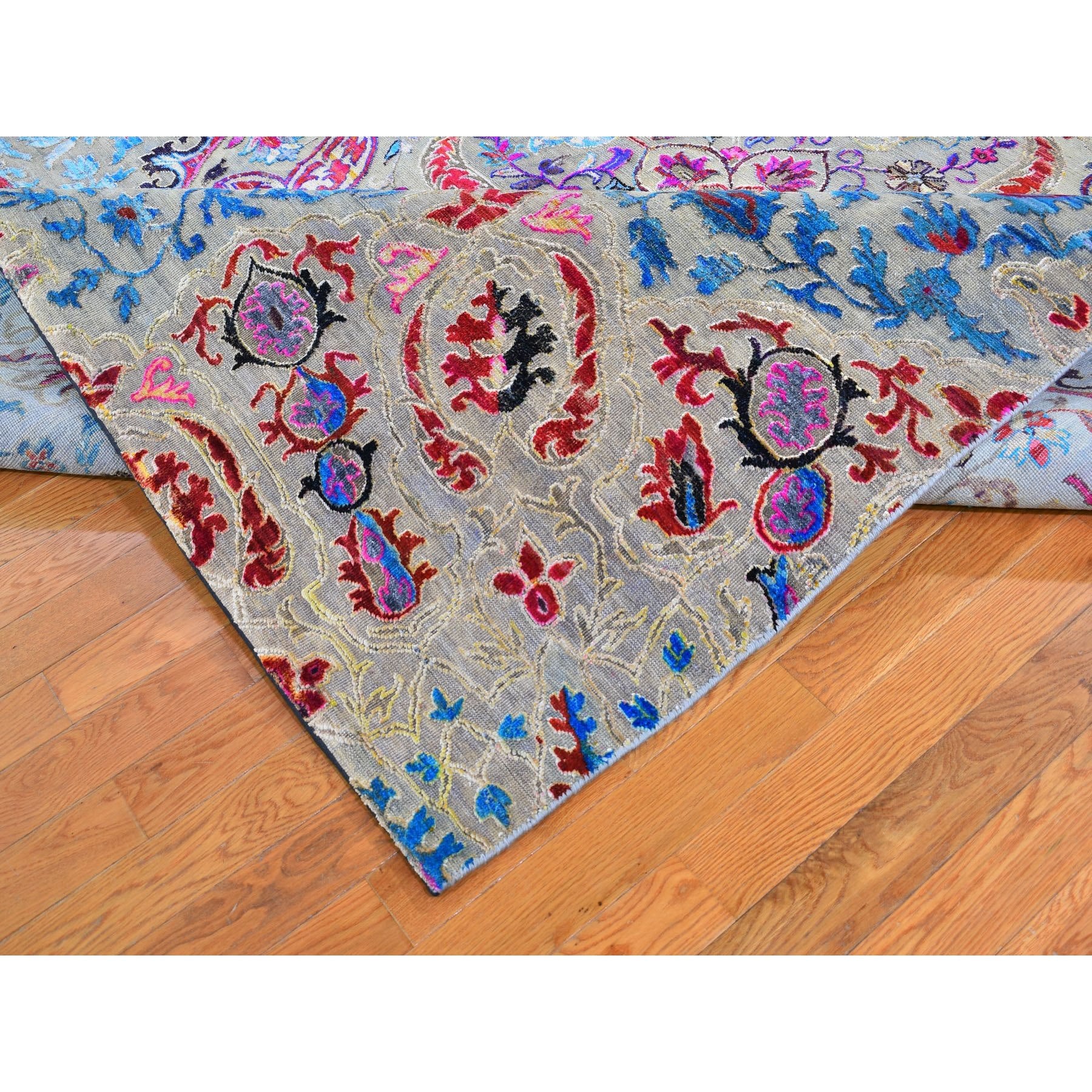 Hand Knotted Transitional Area Rug > Design# CCSR49397 > Size: 8'-0" x 10'-0"