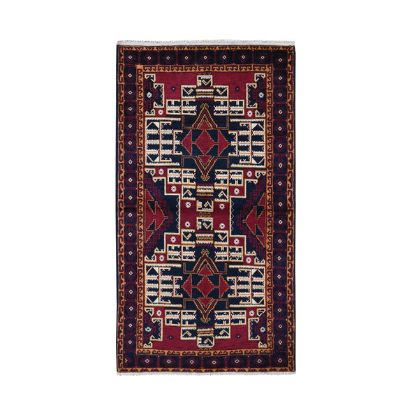 Hand Knotted Tribal Area Rug > Design# CCSR49729 > Size: 3'-6" x 6'-4"
