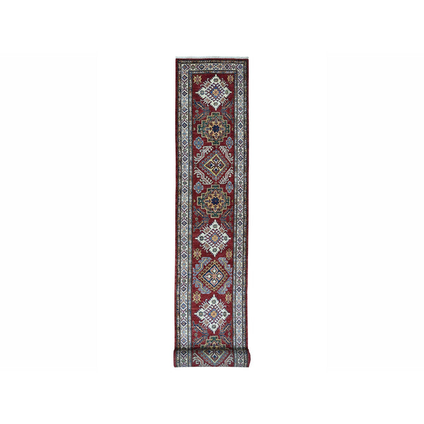 Handmade Kazak Runner Rug > Design# SH50065 > Size: 2'-10" x 20'-1" [ONLINE ONLY]