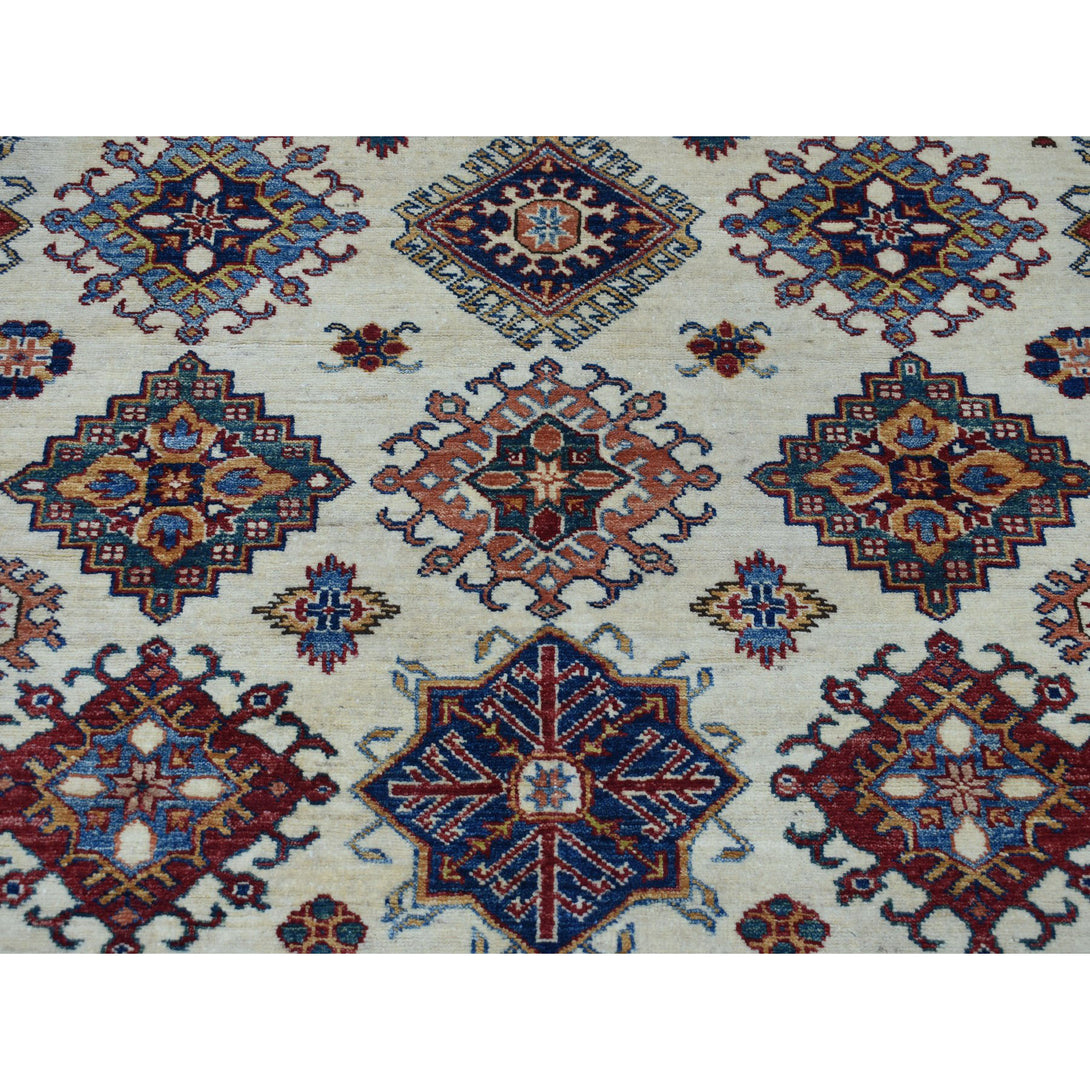 Handmade Kazak Rectangle Rug > Design# SH50305 > Size: 8'-6" x 11'-9" [ONLINE ONLY]