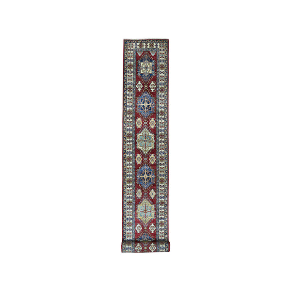 Handmade Kazak Runner Rug > Design# SH50570 > Size: 2'-9" x 20'-3" [ONLINE ONLY]